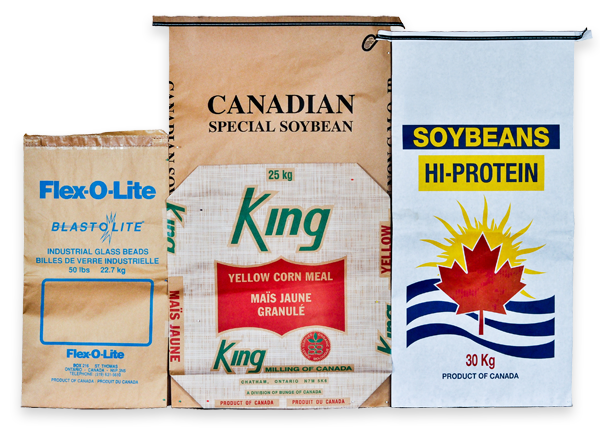 Multiwall Paper Bags Bag Supplier Manufacturer Ontario Canada Multiwall Paper Bags